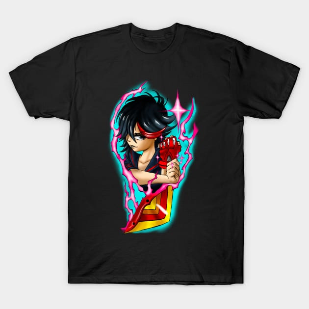 Ryuko and Senketsu T-Shirt by Tattoocesar